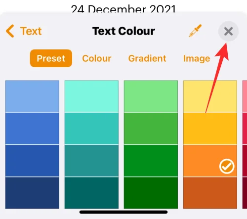 Hur man ändrar teckensnittsfärg på iPhone