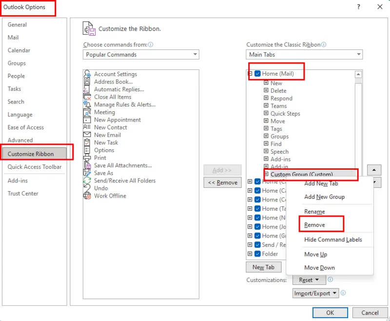 Trūksta „Outlook 365“ pagrindinio meniu: 6 geriausi pataisymai