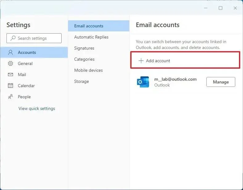 Як додати обліковий запис Gmail до нової програми Outlook у Windows 11