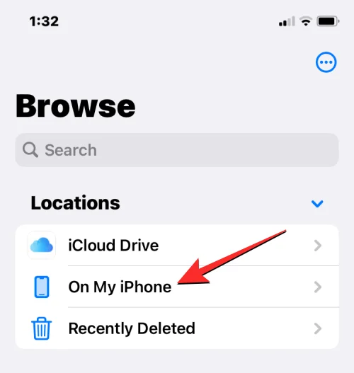 Fájlok elérése iPhone-on