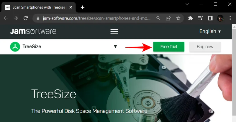 Slik sjekker du brukt plass på Android trådløst fra Windows 11 eller 10