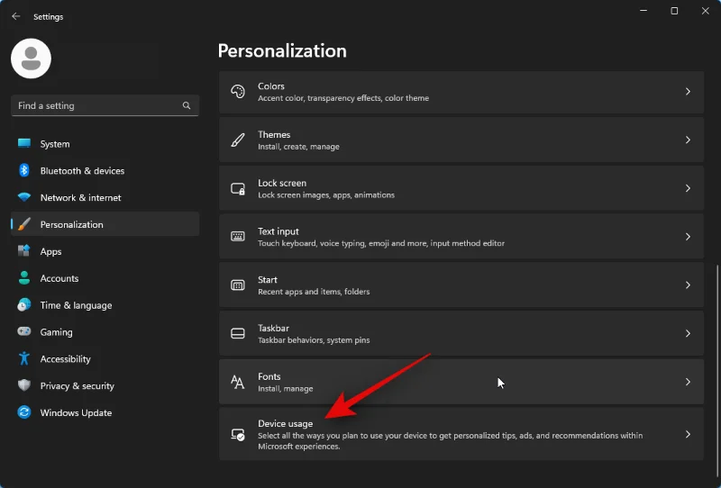 Що таке параметри використання пристрою в Windows 11 і як ними користуватися