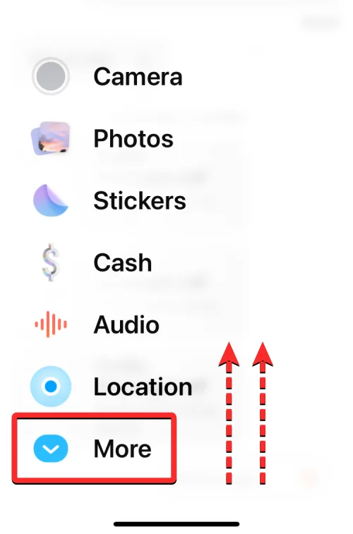 Az iMessage-alkalmazások átrendezése az iPhone-on iOS 17 rendszerrel