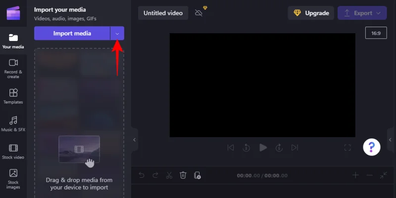 Přidat zvuk do Clipchamp: Průvodce krok za krokem