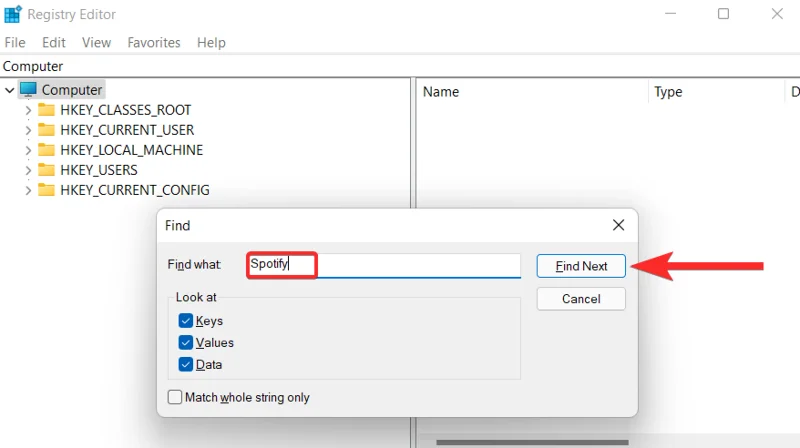 Jak odinstalovat Spotify na Windows 11
