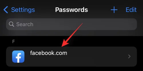 Jegyzetek hozzáadása a mentett jelszavakhoz iPhone-on