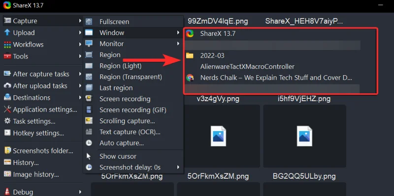 Jak používat ShareX k pořizování snímků obrazovky a záznamu obrazovky v systému Windows 11 nebo 10