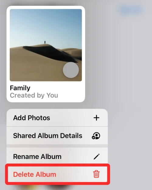 A megosztott albumok törlésének 4 legjobb módja az iPhone készüléken