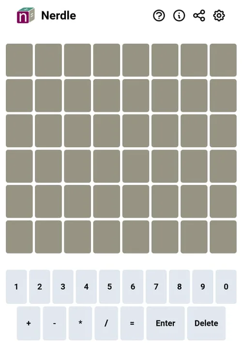 Jak hrát Nerdle na iPhone nebo Android jako aplikaci nebo na webu