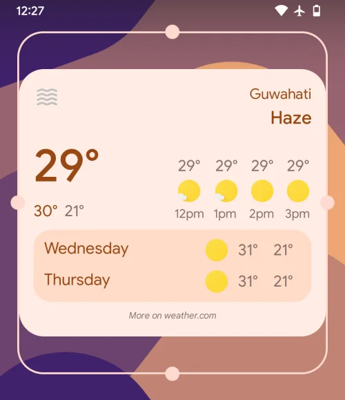 Jak přidat widget počasí „Material You“ na Android 12