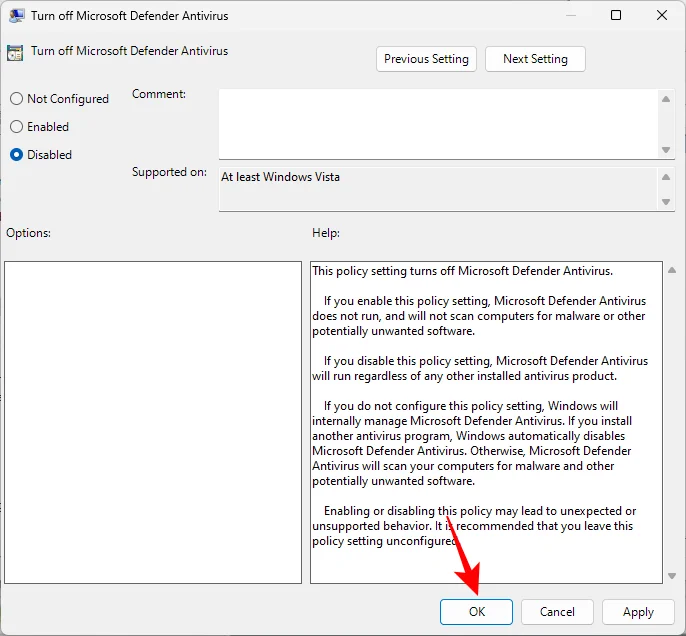 Hur man aktiverar Windows Defender i Windows 11
