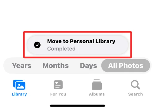 IOS 16: Képek átvitele a Photos alkalmazás megosztott könyvtárába