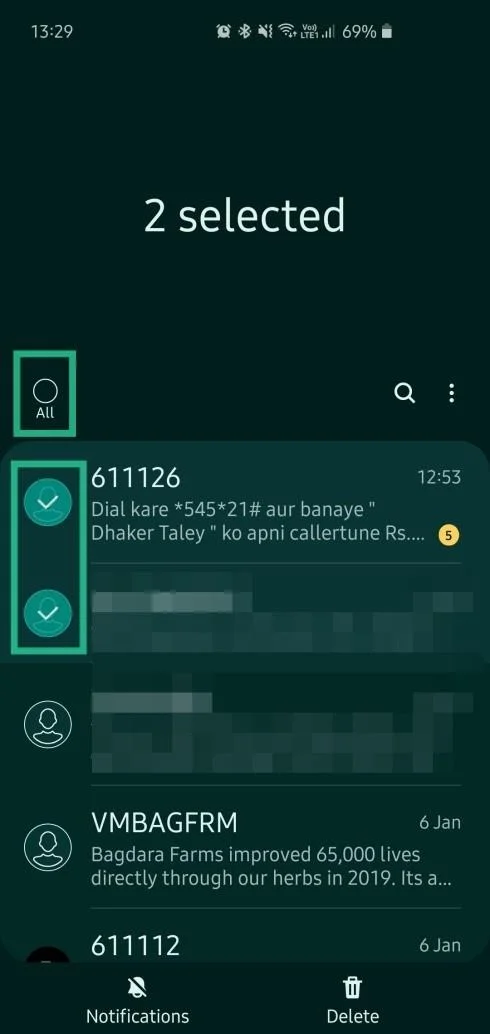 Üzenetek tömeges törlése Androidon 7 módon