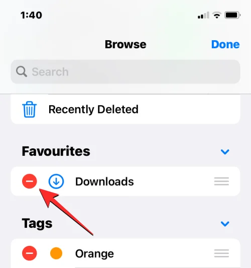 Fájlok elérése iPhone-on