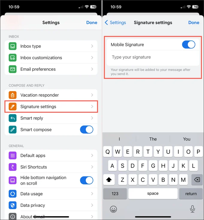 Как да създадете подпис в Gmail, Outlook, Yahoo и други