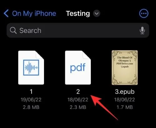 Hur man ändrar filtillägg på iPhone på iOS 16