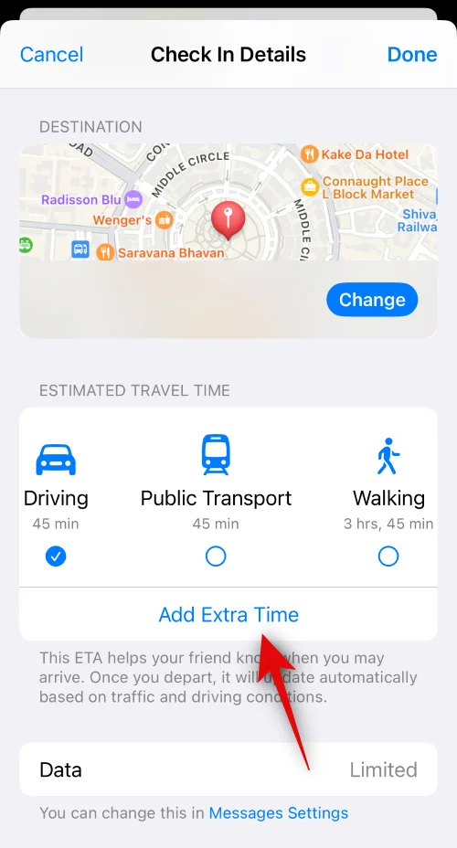A Bejelentkezés az Messages alkalmazásban iOS 17 rendszeren