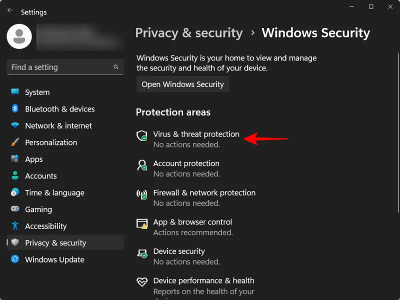 6 sätt att inaktivera Windows Security antivirus i Windows 11