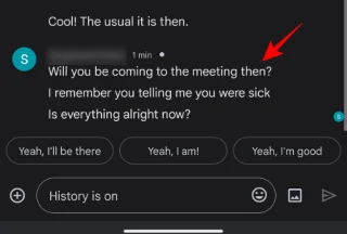 Slik siterer du i svar i Google Chat