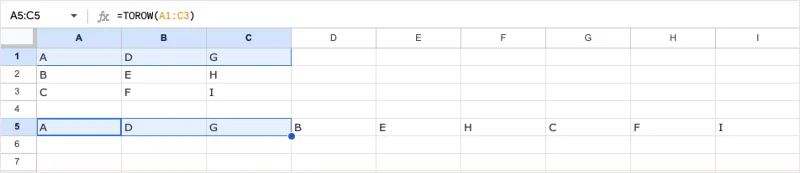 Slik bruker du matriseformler i Google Sheets