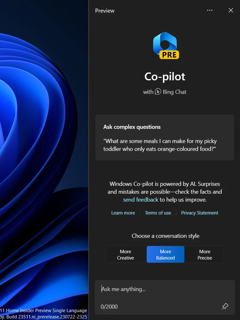 Как да генерирате AI изображения с Windows Copilot