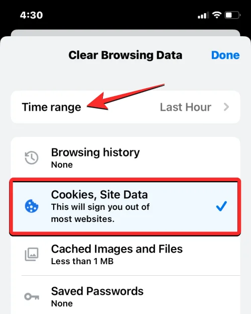 Cookie-k törlése iPhone-on: lépésről lépésre