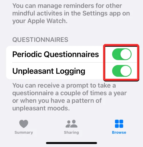 Hogyan naplózhatja lelkiállapotát az iOS 17 rendszerrel rendelkező iPhone Health alkalmazásban
