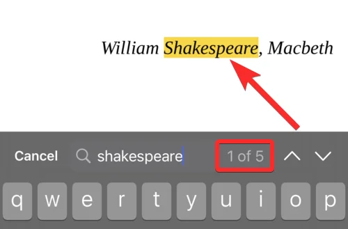 Hur man söker i ett dokument på iPhone: 7 sätt som förklaras