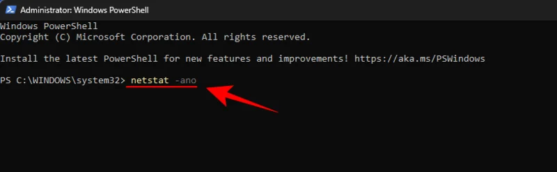 Як припинити процес через порт у Windows 11