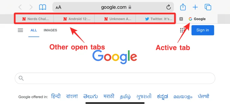 IOS 15: Co je panel karet Landscape v Safari?