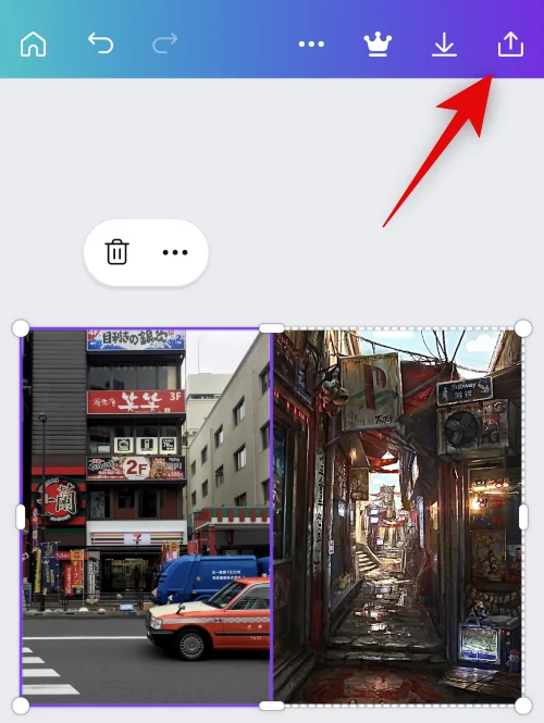 Hogyan helyezzünk el két képet egymás mellé az iPhone-on