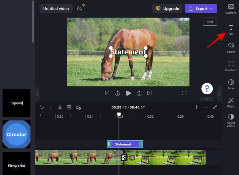 Jak přidat přechody v Clipchamp