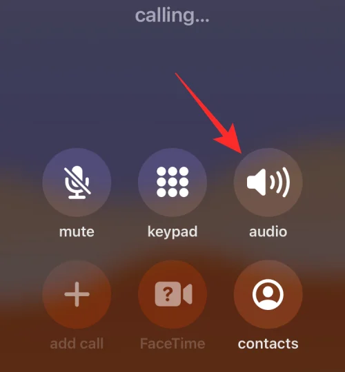 Sätta på högtalare på iPhone