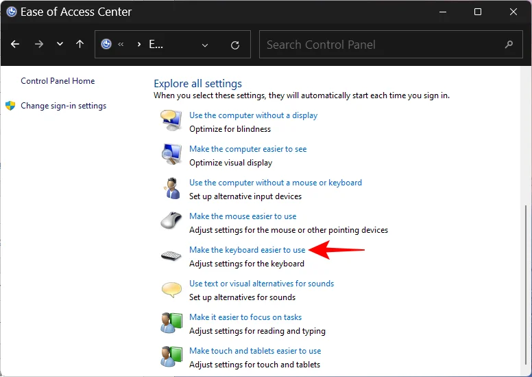 Jak trvale zakázat Sticky Keys ve Windows 11 [2023]