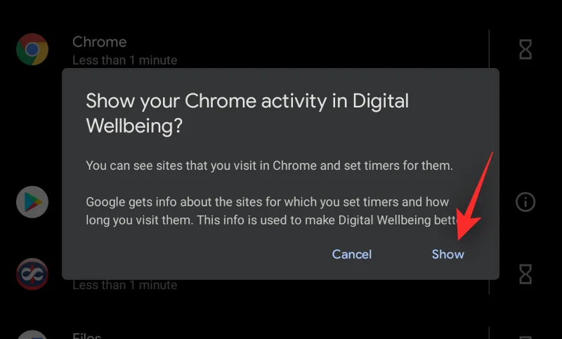 Webhely blokkolása Androidon a Digital Wellbeing és a Chrome használatával