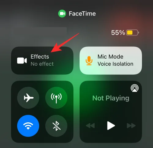Hvordan få og beholde effekter i FaceTime