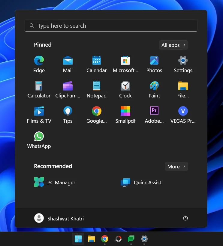 Як змінити макет меню «Пуск» у Windows 11