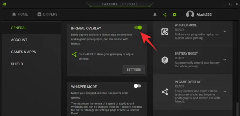 Jak zakázat nebo vypnout překrytí Geforce v systému Windows