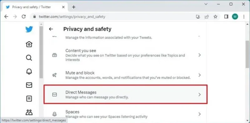 Як дозволити прямі повідомлення від усіх у Twitter