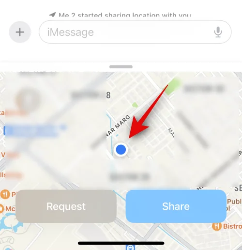 Hvordan dele posisjon og administrere den ved hjelp av meldinger på iOS 17