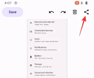 Jak pořídit snímek obrazovky v systému Android 12