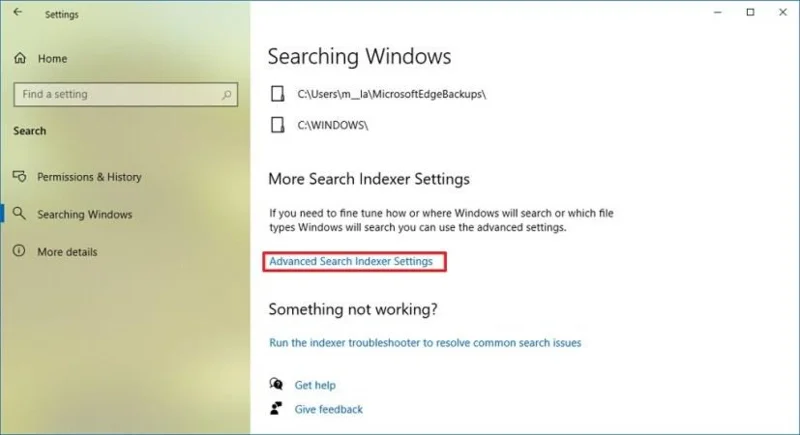 Як виправити великий Windows.edb у Windows 10