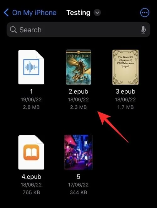 Hur man ändrar filtillägg på iPhone på iOS 16