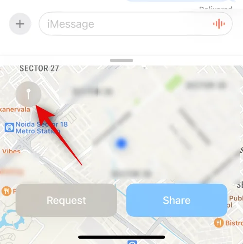 Hvordan dele posisjon og administrere den ved hjelp av meldinger på iOS 17