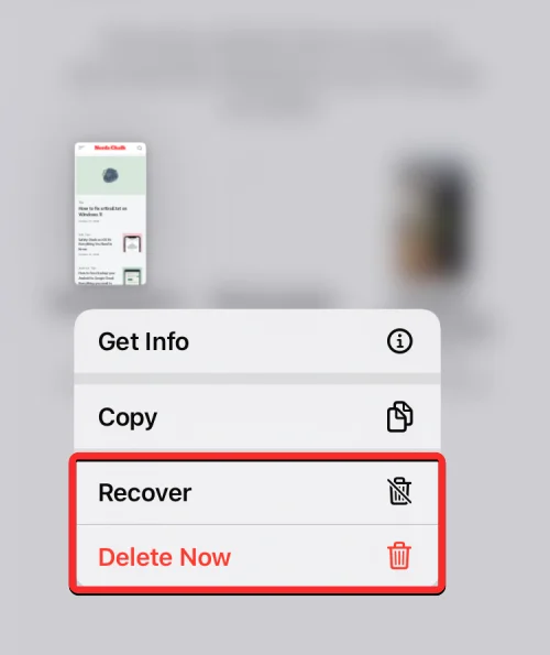 Fájlok elérése iPhone-on