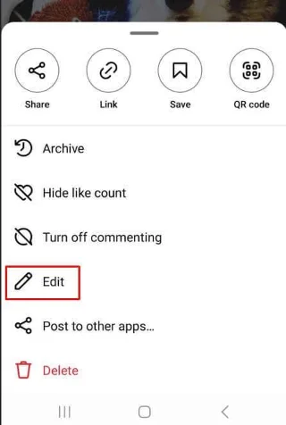 Как да изтриете една снимка от няколко в Instagram