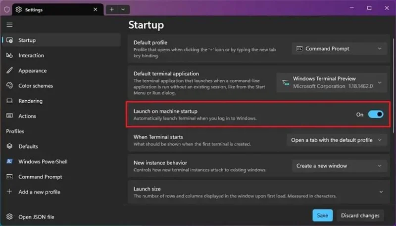 Як запустити Windows Terminal під час запуску Windows 11