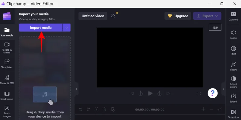 Jak udělat zelenou obrazovku na Clipchamp