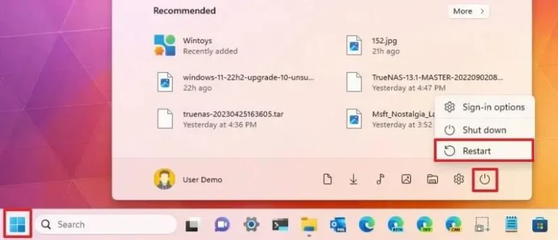 Перезавантажте комп’ютер з Windows 11 (шість способів)