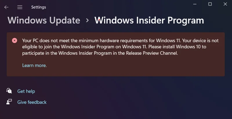Windows 11: Hogyan lehet eltávolítani a „Nem teljesülnek a rendszerkövetelmények” vízjelet